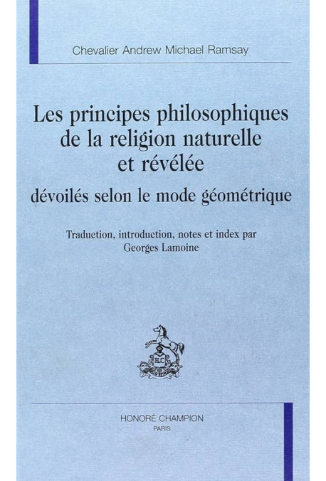 LES PRINCIPES PHILOSOPHIQUES DE LA RELIGION NATURELLE  ET RÉVÉLÉE