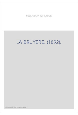 LA BRUYERE. (1892).
