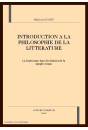 INTRODUCTION A LA PHILOSOPHIE DE LA LITTERATURE