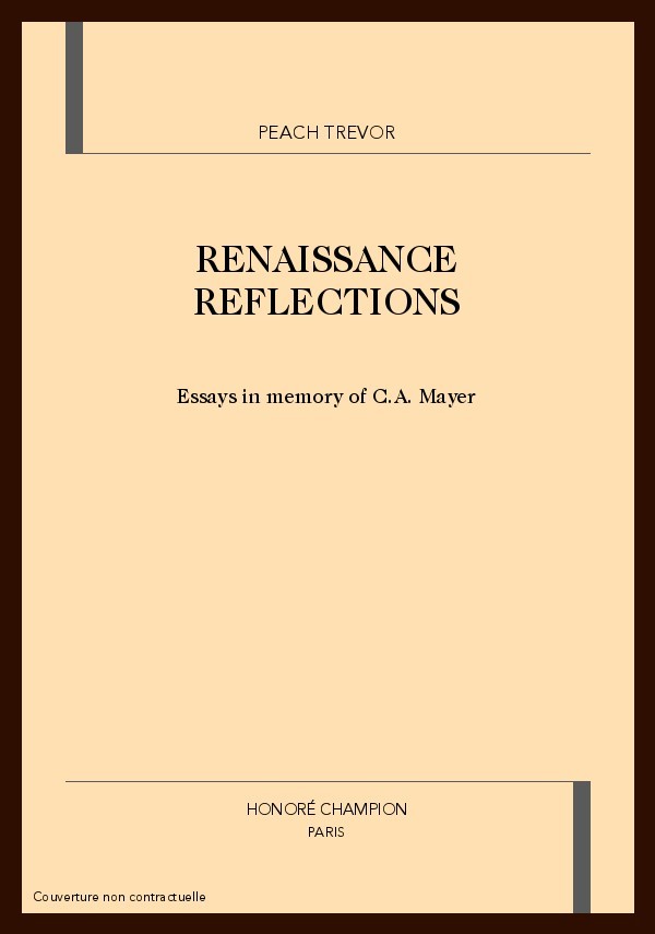 RENAISSANCE REFLECTIONS