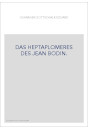 DAS HEPTAPLOMERES DES JEAN BODIN.