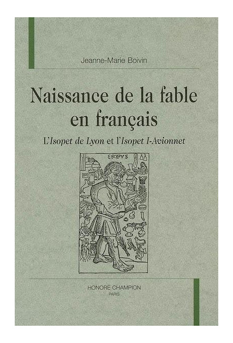 NAISSANCE DE LA FABLE EN FRANCAIS