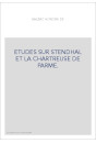 ETUDES SUR STENDHAL ET LA CHARTREUSE DE PARME.