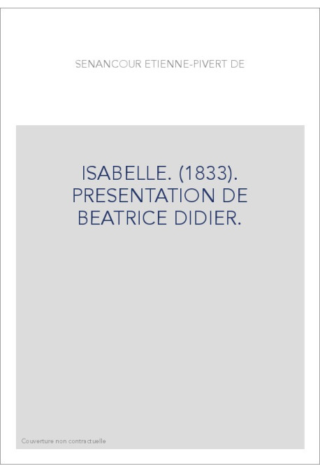 ISABELLE. (1833). PRESENTATION DE BEATRICE DIDIER.