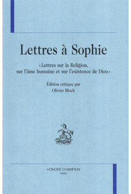 LETTRES À SOPHIE