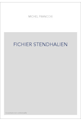 FICHIER STENDHALIEN