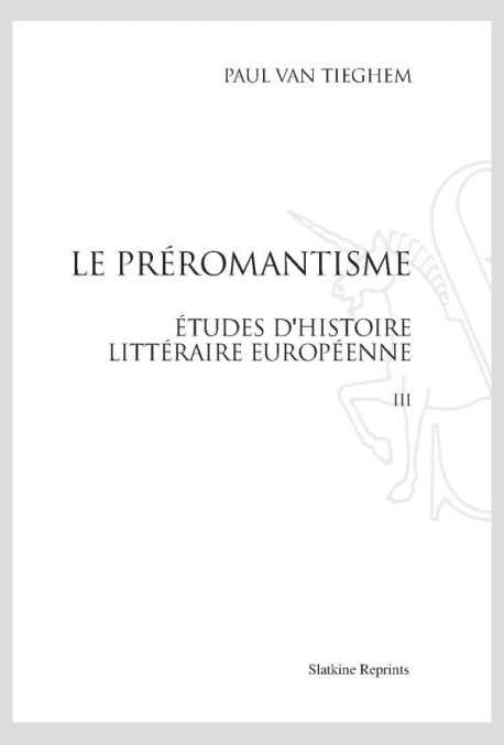 LE PRÉROMANTISME