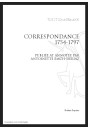 CORRESPONDANCE. 1754-1797