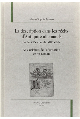 LA DESCRIPTION DANS LES RECITS D'ANTIQUITE ALLEMANDS