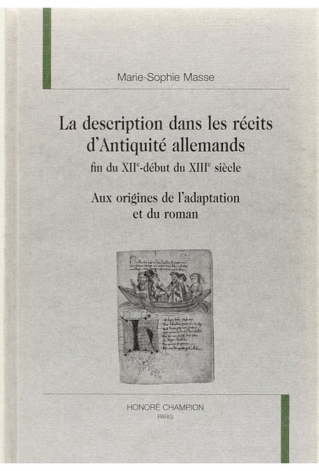 LA DESCRIPTION DANS LES RECITS D'ANTIQUITE ALLEMANDS