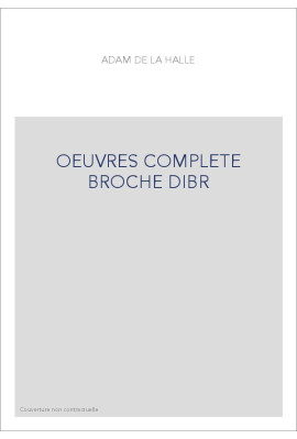 OEUVRES COMPLETES (POESIES ET MUSIQUES).