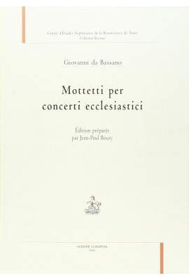 MOTTETTI PER CONCERTI ECCLESIASTICI