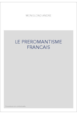 LE PREROMANTISME FRANCAIS