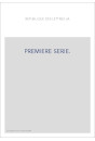 PREMIERE SERIE.