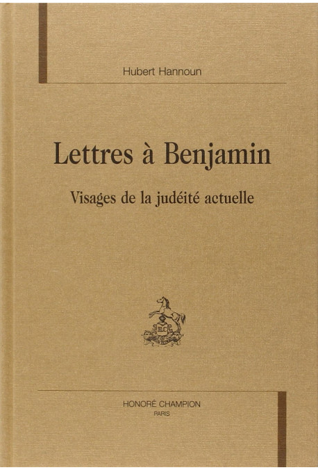 LETTRES À BENJAMIN