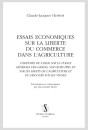 ESSAIS ÉCONOMIQUES SUR LA LIBERTÉ DU COMMERCE DANS L'AGRICULTURE. PRÉSENTATION PAR J-D BOYER