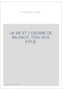 LA VIE ET L'OEUVRE DE PALISSOT, 1730-1814. (1912).
