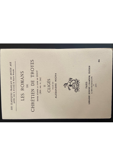 CLIGÈS EN ANCIEN FRANÇAIS