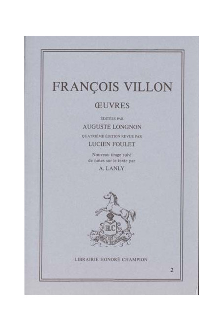 LES OEUVRES. (LES LAIS. LE TESTAMENT. POÉSIES DIVERSES.)