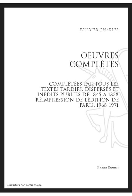 OEUVRES COMPLÈTES