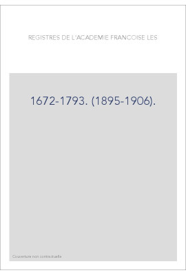 1672-1793. (1895-1906).