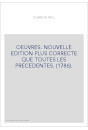 OEUVRES. NOUVELLE EDITION PLUS CORRECTE QUE TOUTES LES PRECEDENTES. (1786).