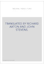 MEDIEVAL FRENCH PLAYS TRANSLATED BY RICHARD AXTON AND JOHN STEVENS.