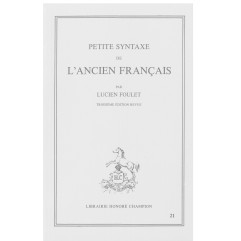 PETITE SYNTAXE DE L'ANCIEN FRANCAIS (1928)