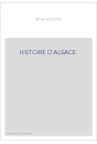 HISTOIRE D'ALSACE.