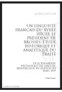 UN LINGUISTE FRANÇAIS DU XVIIIE SIÈCLE: LE PRÉSIDENT DE BROSSES