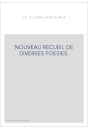 NOUVEAU RECUEIL DE DIVERSES POESIES.