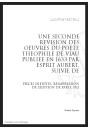 UNE SECONDE REVISION DES OEUVRES DU POETE THEOPHILE DE VIAU PUBLIEE EN 1633 PAR E. AUBERT