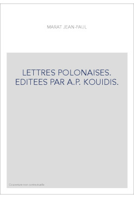 LETTRES POLONAISES. EDITEES PAR A.P. KOUIDIS.