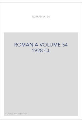 ROMANIA VOLUME 54 ( 1928 ) CL