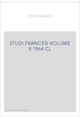 STUDI FRANCESI VOLUME 8 (1964)