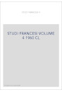 STUDI FRANCESI VOLUME 4 (1960)