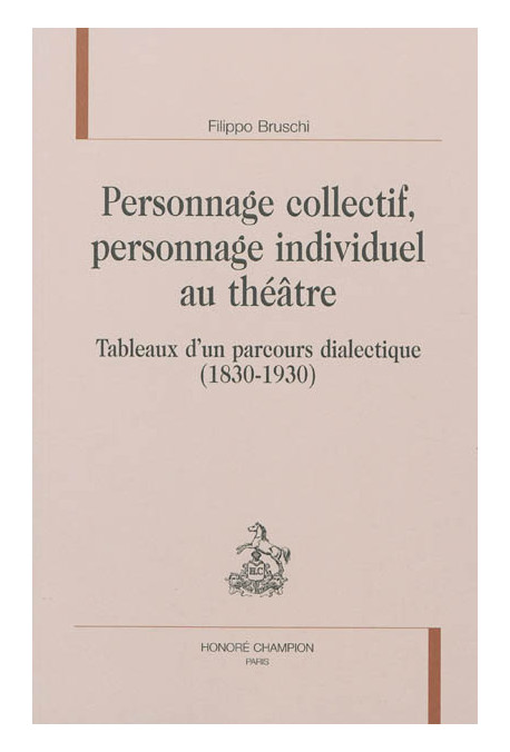 PERSONNAGE COLLECTIF, PERSONNAGE INDIVIDUEL AU THÉÂTRE