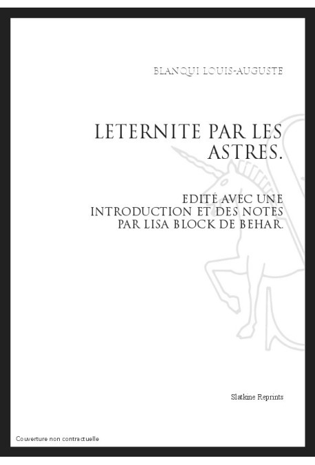 L'ETERNITE PAR LES ASTRES