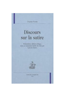 DISCOURS SUR LA SATIRE