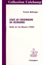 LISEZ LA CASSANDRE DE RONSARD. ETUDE SUR LES AMOURS (1553).