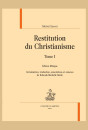 RESTITUTION DU CHRISTIANISME