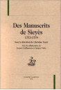 DES MANUSCRITS DE SIEYES (1773-1799)