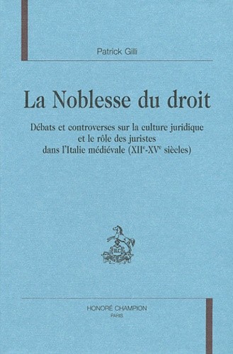 LA NOBLESSE DU DROIT