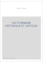 DICTIONNAIRE HISTORIQUE ET CRITIQUE. PUBLIE PAR A.-J.-Q. BEUCHOT.(1820-1824).