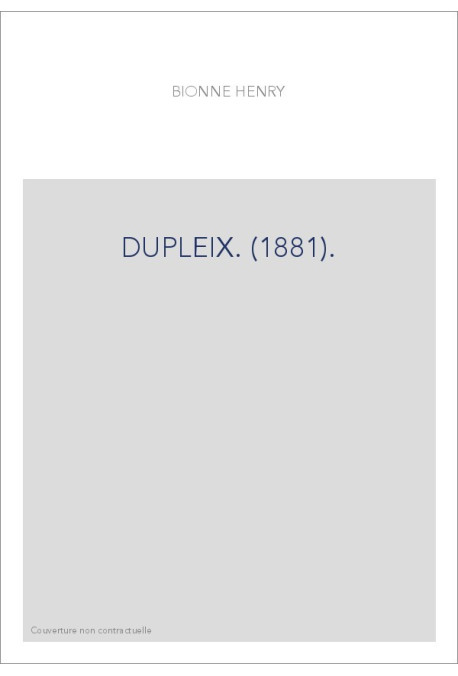 DUPLEIX. (1881).