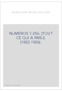 NUMEROS 1-256. (TOUT CE QUI A PARU). (1882-1886).