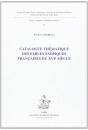 CATALOGUE THEMATIQUE DES FABLES ESOPIQUES FRANCAISES DU XVIE SIECLE.