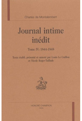 JOURNAL INTIME INEDIT TOME IV (1844-1848)