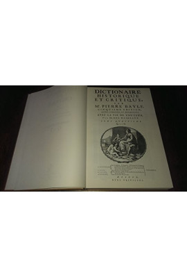 DICTIONNAIRE HISTORIQUE ET CRITIQUE.(1740).