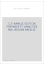 CRITIQUES LITTERAIRES. EDITION PREPAREE ET ANNOTEE PAR JEROME MEIZOZ.